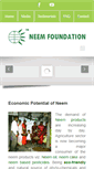 Mobile Screenshot of neemfoundation.org